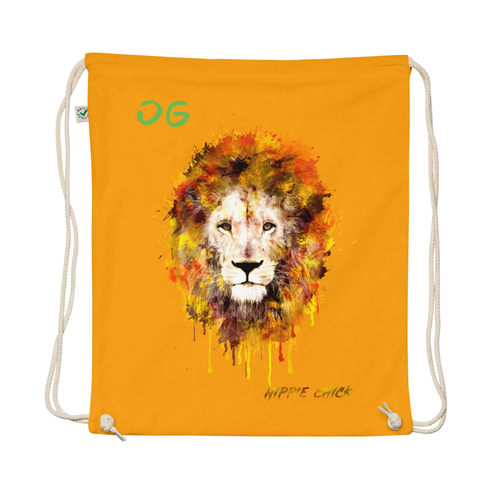 Organic Cotton Drawstring Bag - Grinch OG