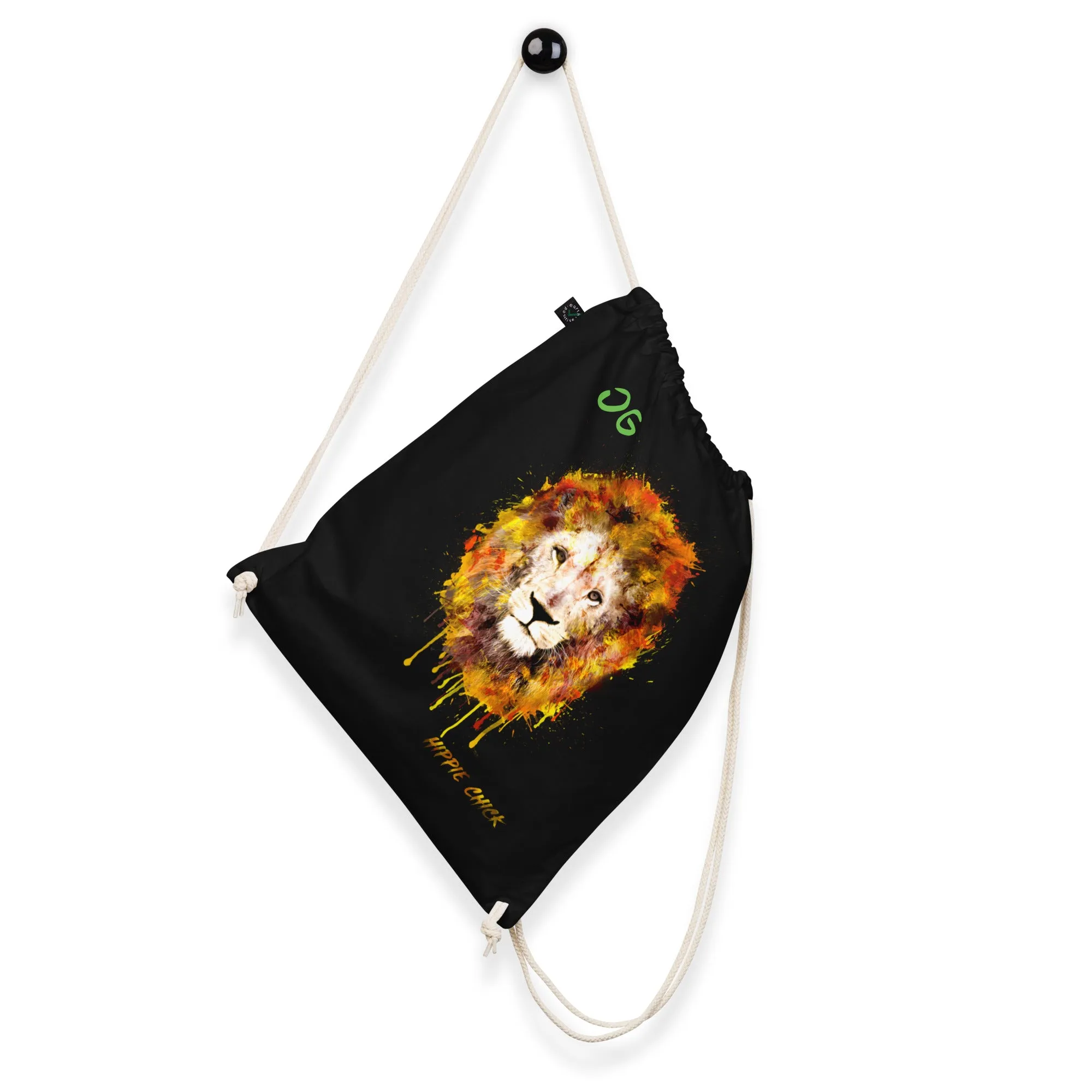 Organic Cotton Drawstring Bag - Grinch OG
