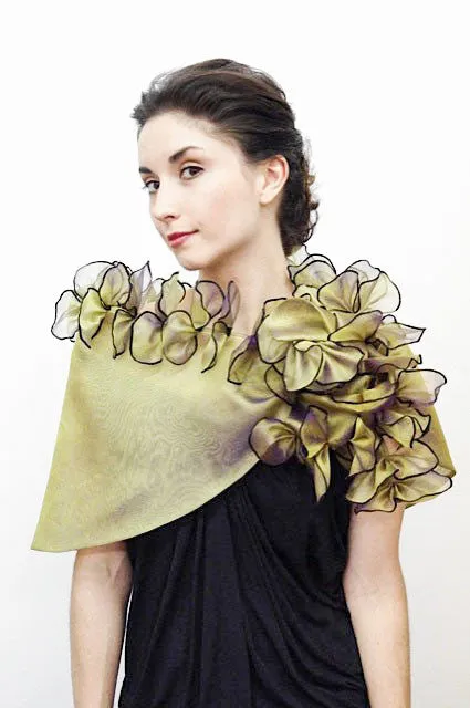 Organza Wrap with Petals