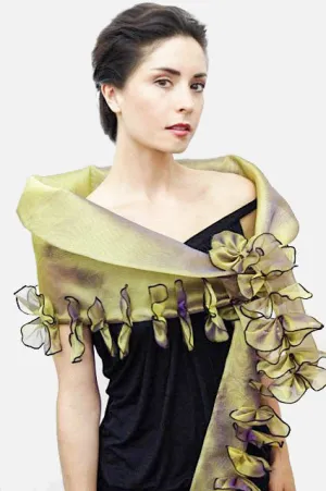 Organza Wrap with Petals