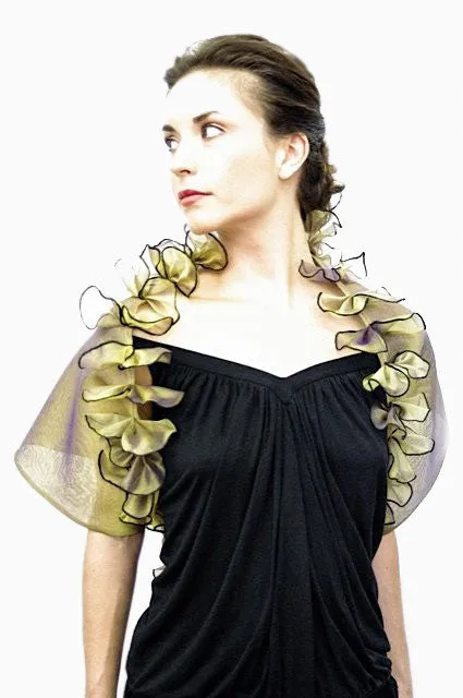Organza Wrap with Petals