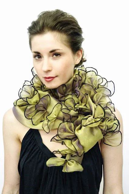 Organza Wrap with Petals