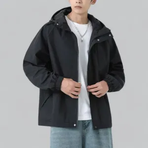 Oversized Waterproof Windbreaker Jacket | Lightweight, Breathable, Adjustable Hood & Packable Design
