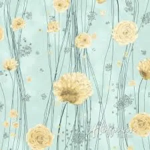 Painted Petals Seafoam