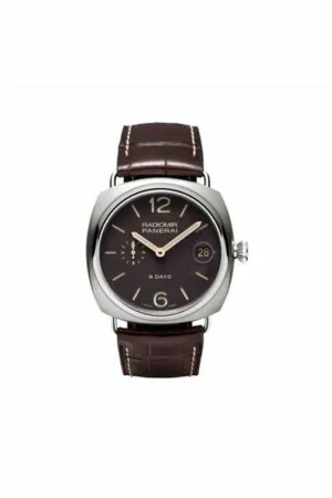 panerai historic radiomir 8 days titanio 45mm titanium men's watch