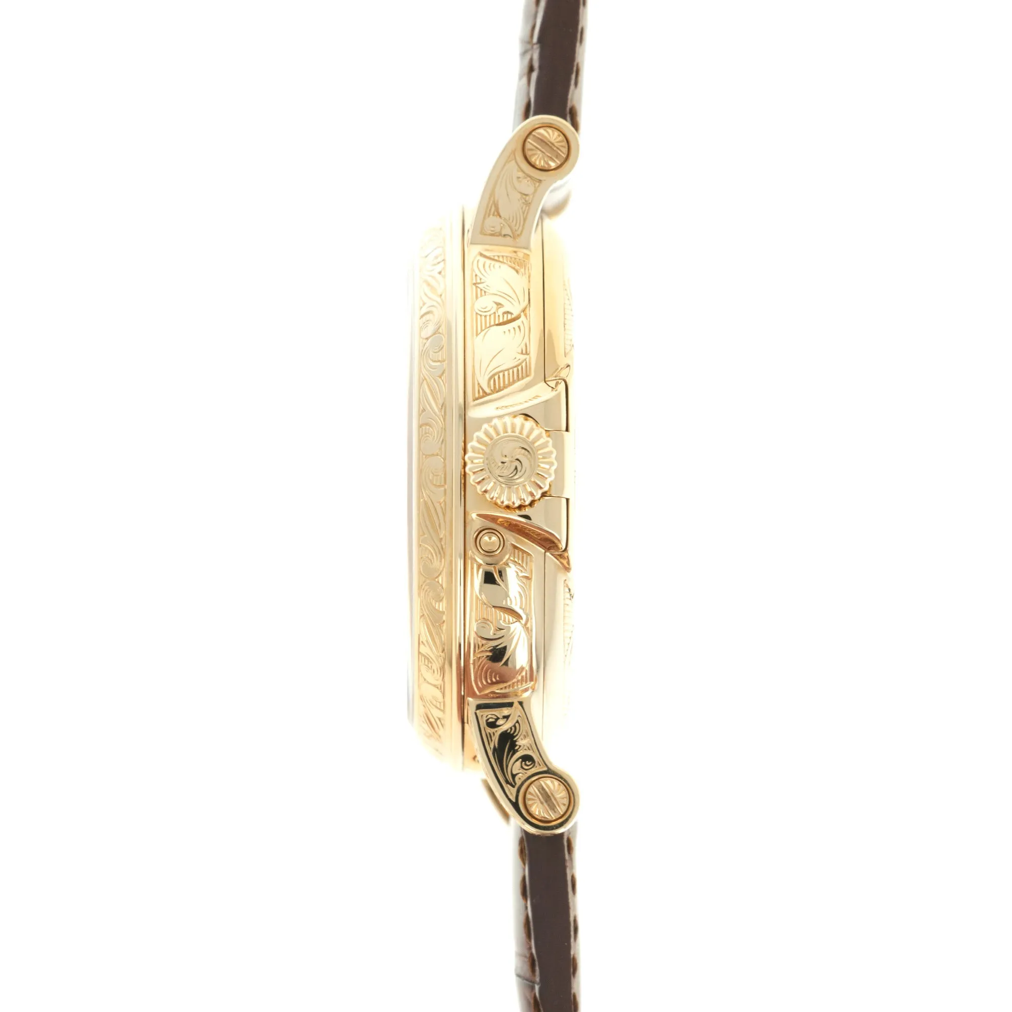 Patek Philippe Yellow Gold Perpetual Hand-Engraved Watch Ref. 5160