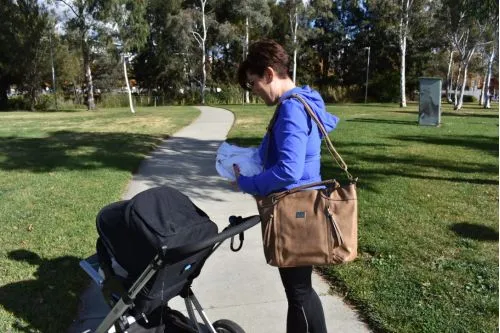 Perry Mum Tote - Camel