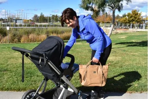 Perry Mum Tote - Camel