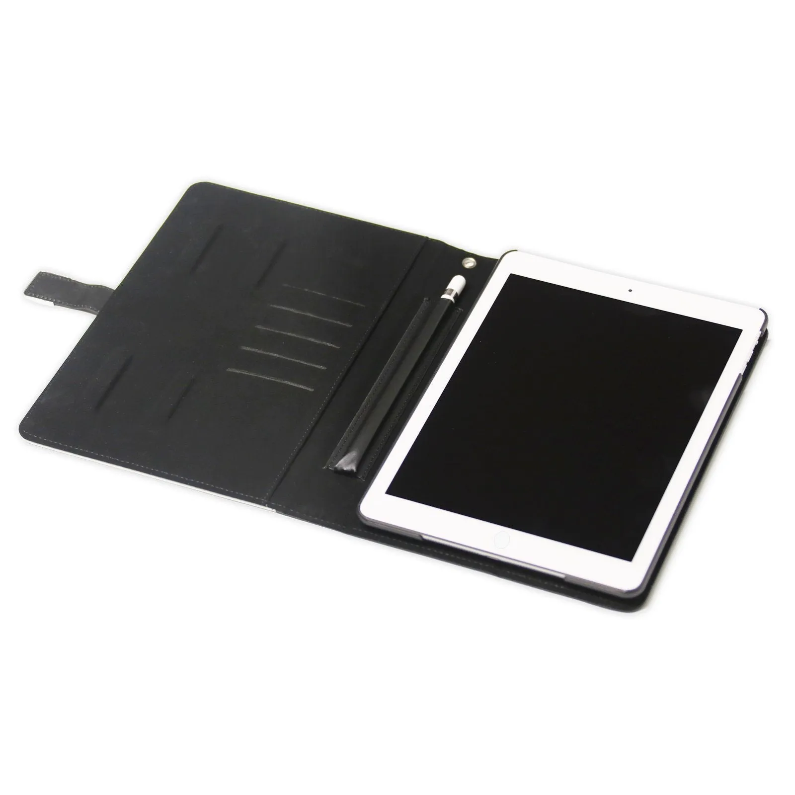 Personalised iPad Case with Brown Calf and Name