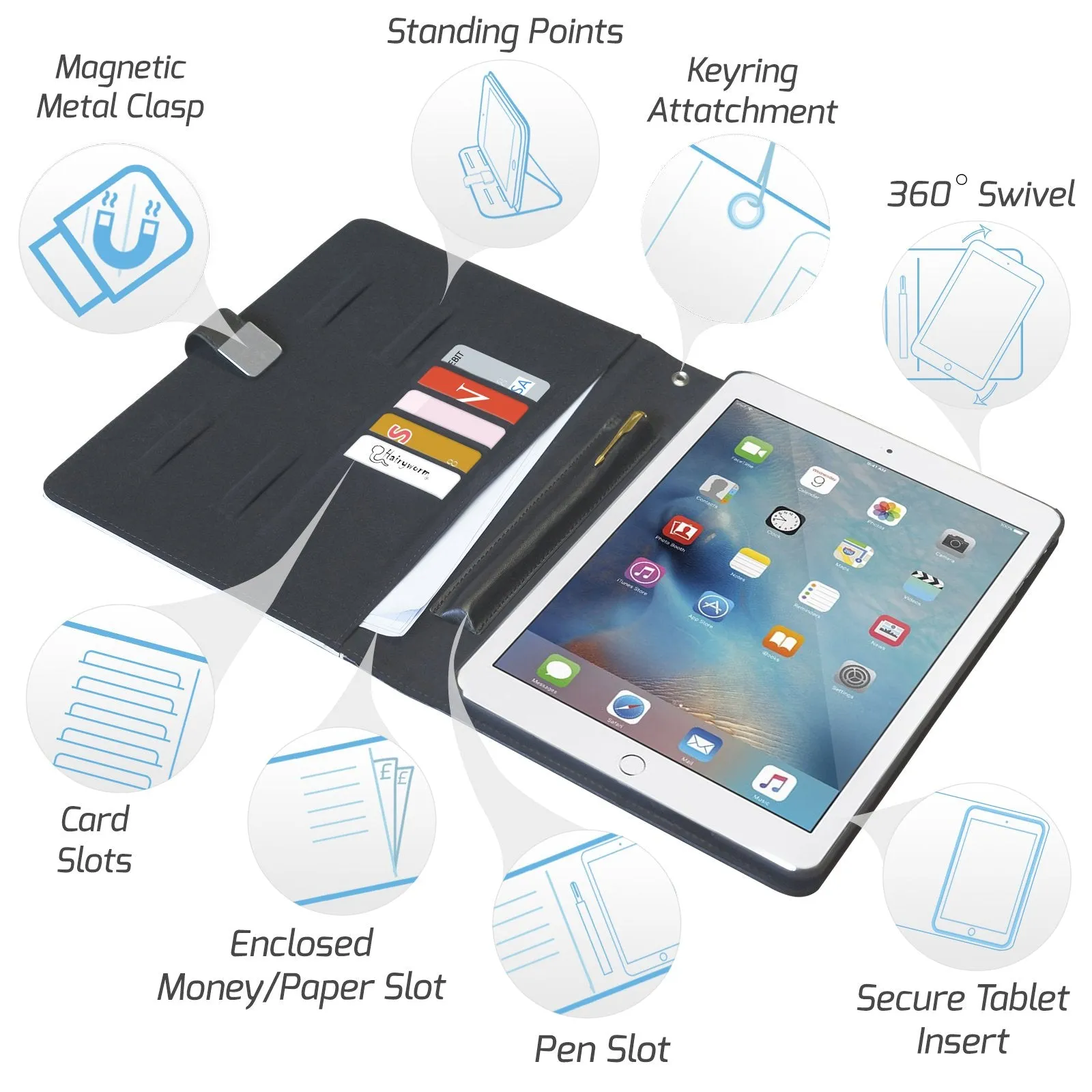 Personalised iPad Case with Horse and Name