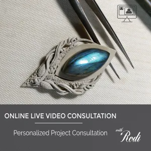 Personalized Metal Clay Project  - Live Online Class