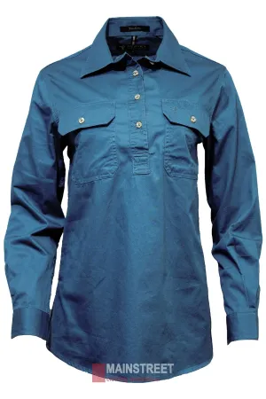 Pilbara Ladies Long Sleeve Closed Front Shirt
