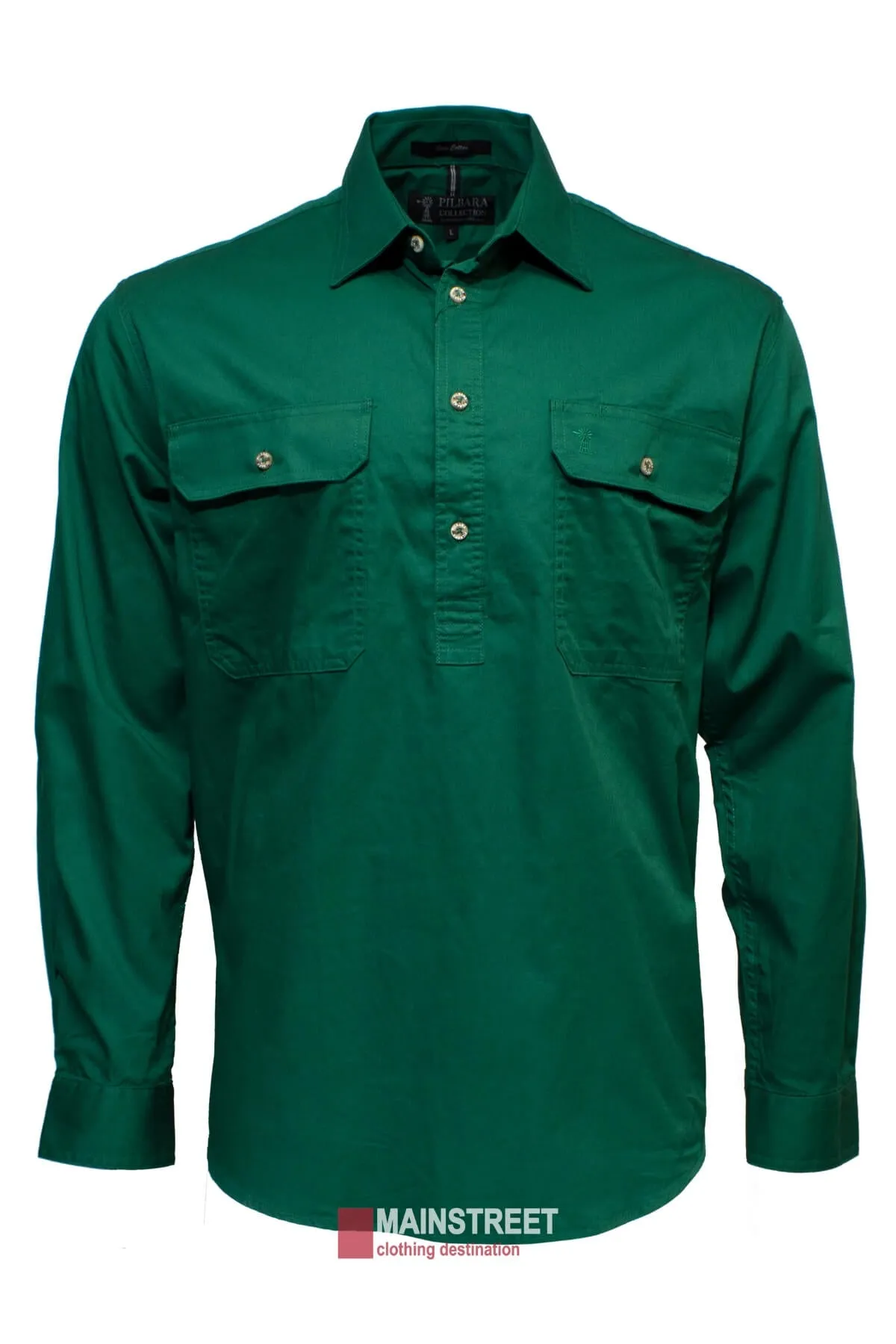 Pilbara Long Sleeve Closed Front Shirt