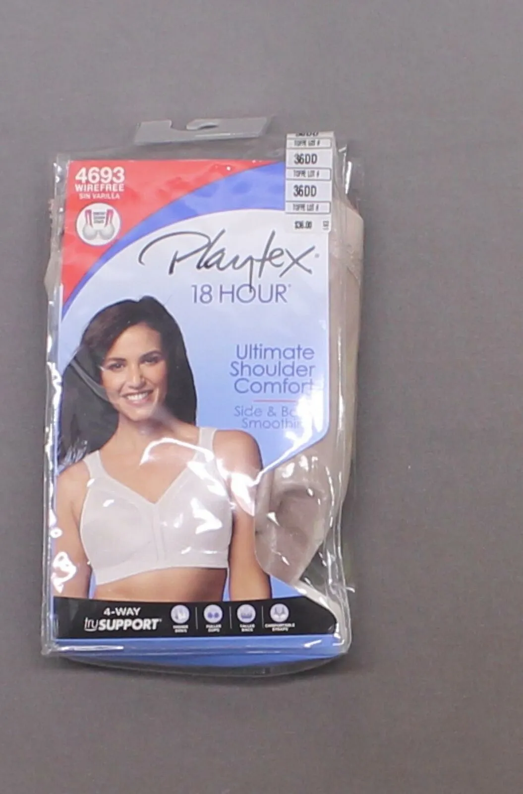 Playtex 18 Hour Women's Original Comfort Strap Wireless Bra. 4693