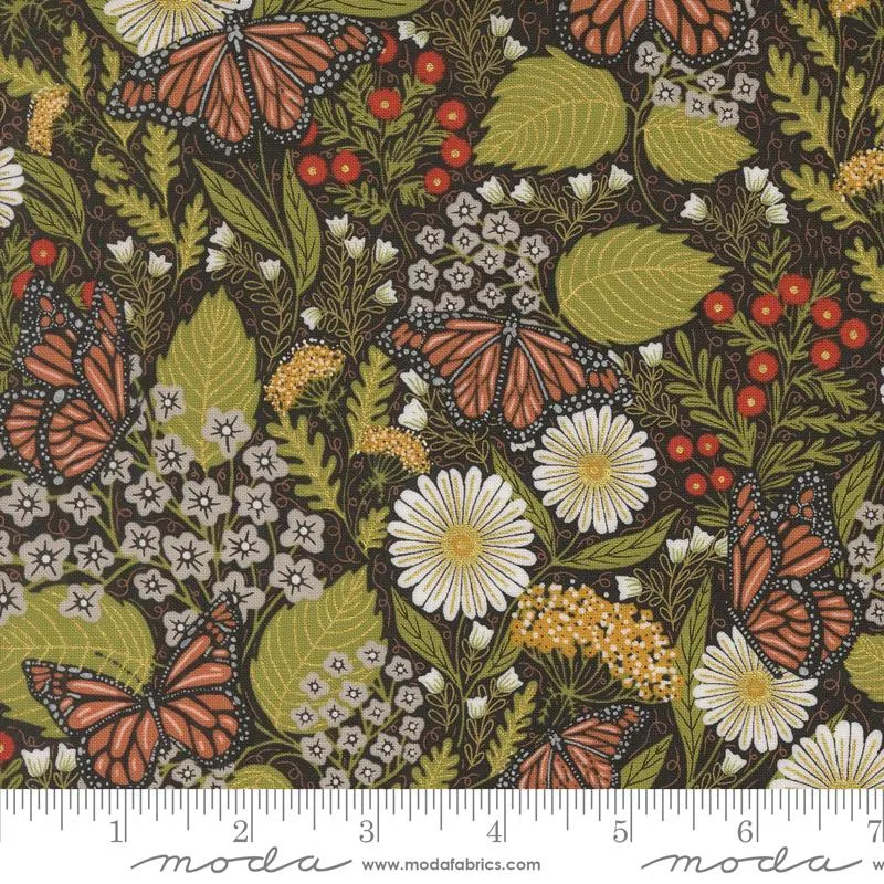 *PRE-ORDER* Bee Garden, Summer Butterfly in Black Metallic