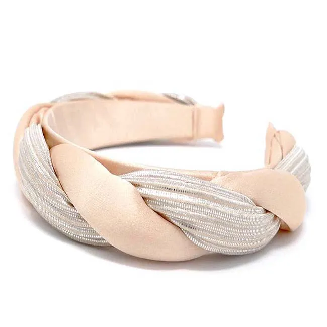 Prosecco Collection Metallic Fabric Headband