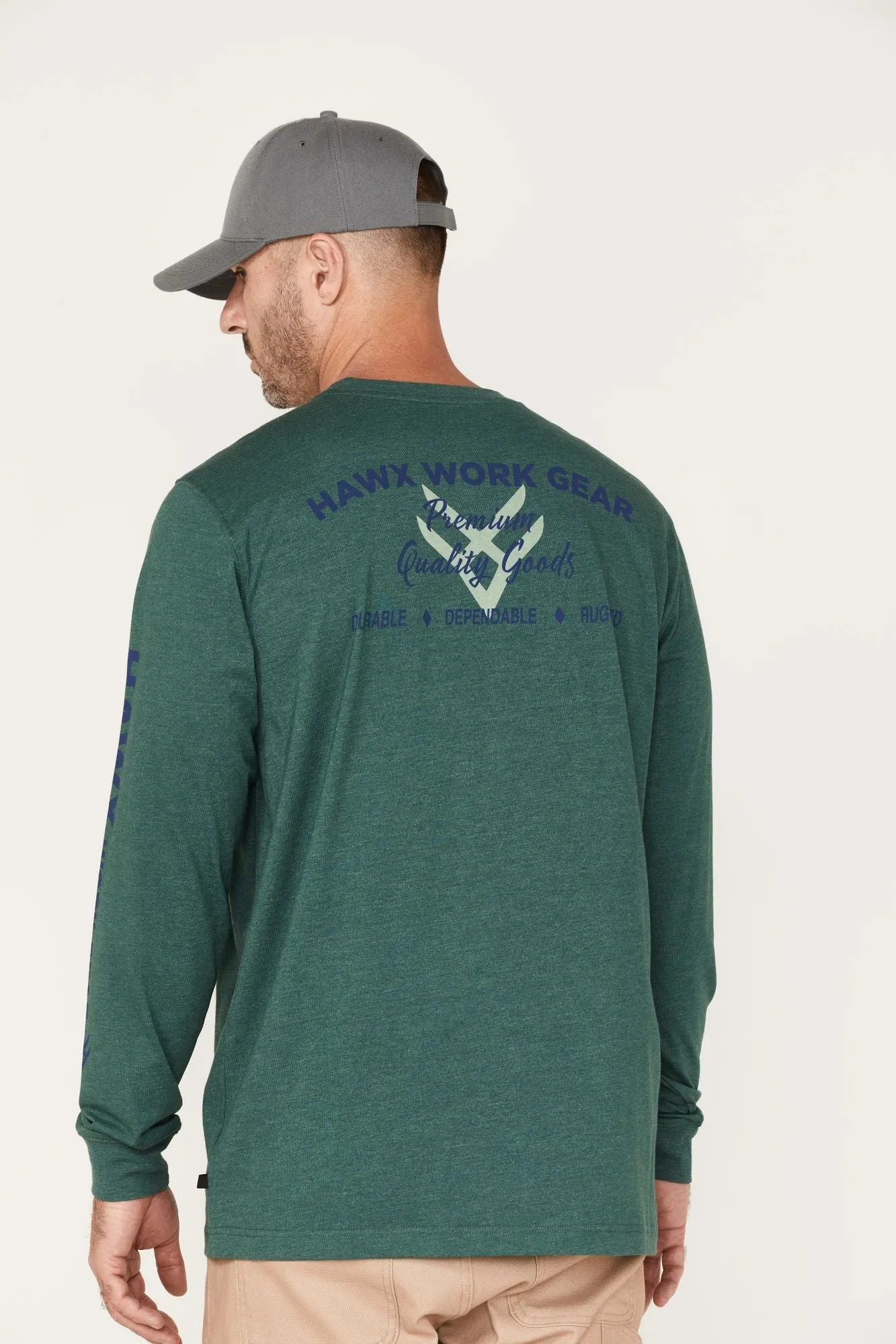 Quality Goods Logo Graphic Work T-Shirt