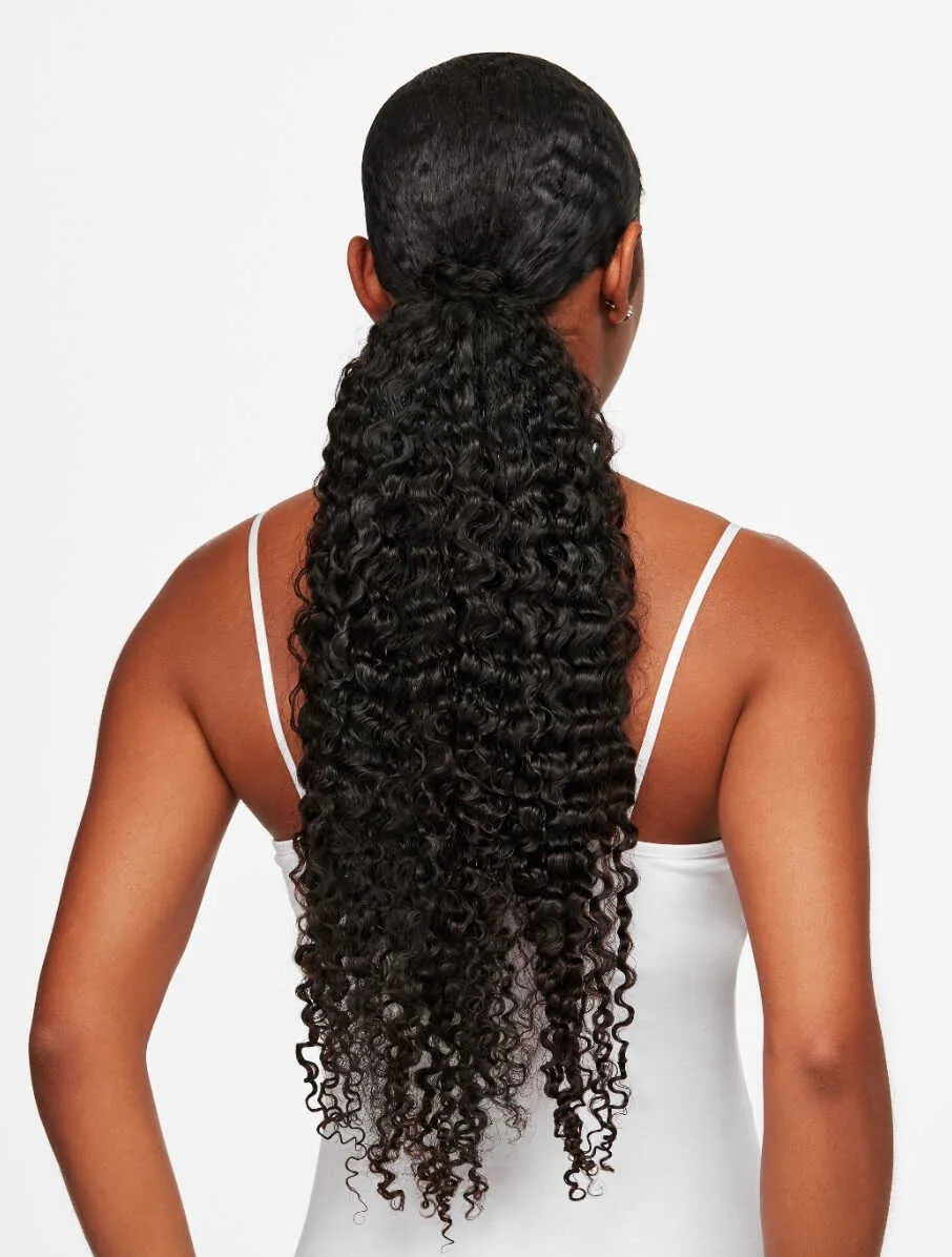 "For Koils" Drawstring Ponytail