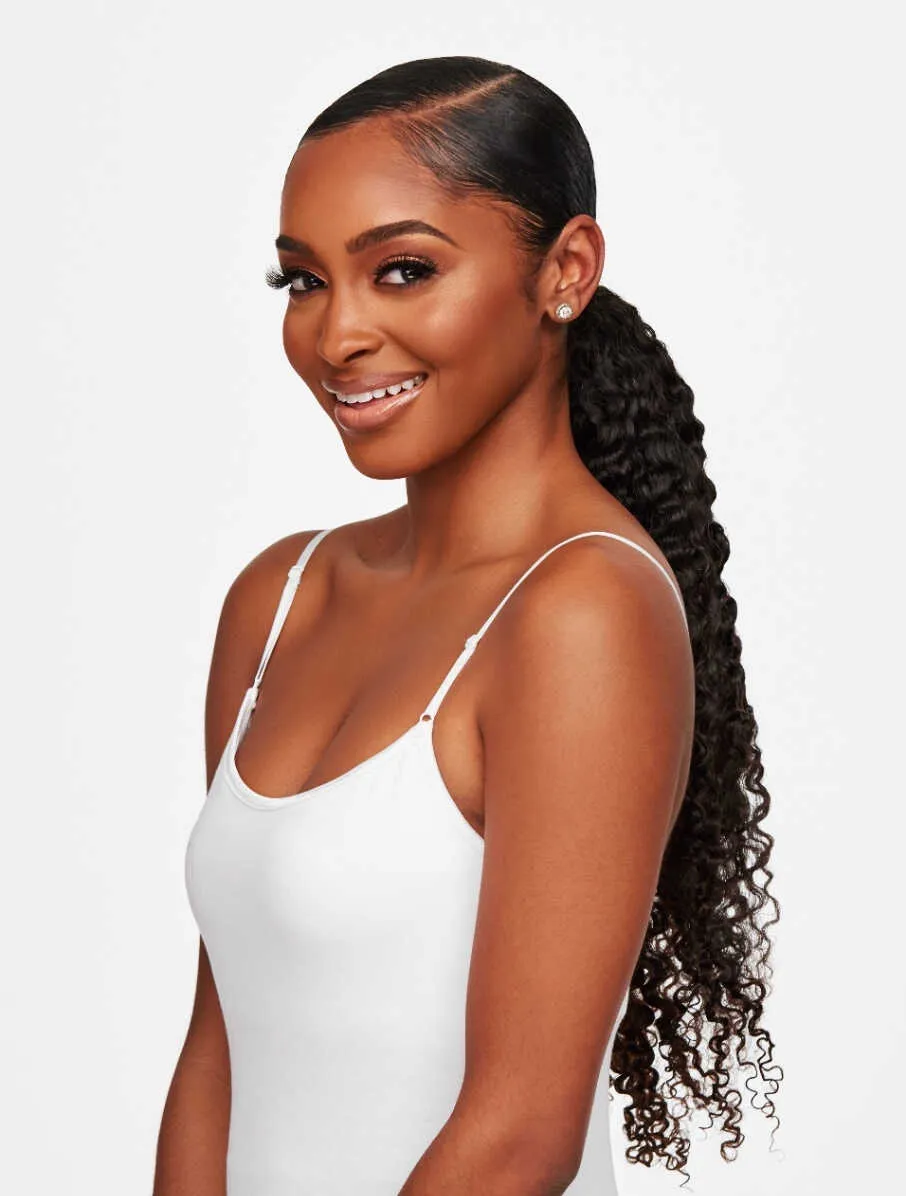 "For Koils" Drawstring Ponytail