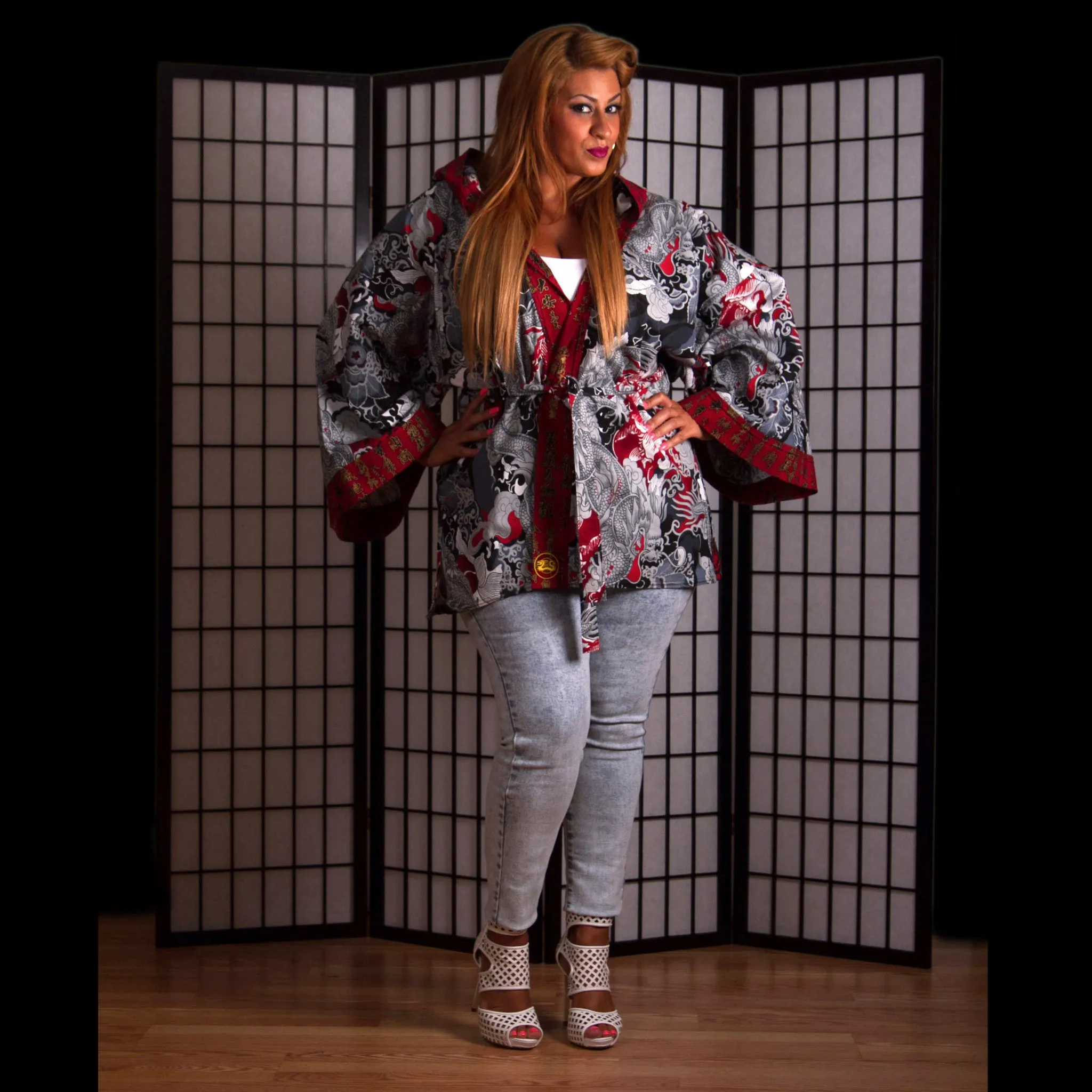 "Tattoo Dragon" Kimono