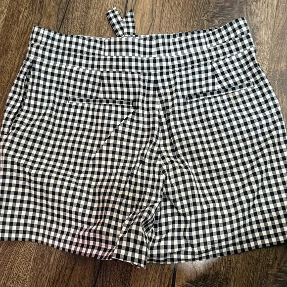 Rag &amp; Bone Camille Gingham Short in Black &amp; White Gingham 12