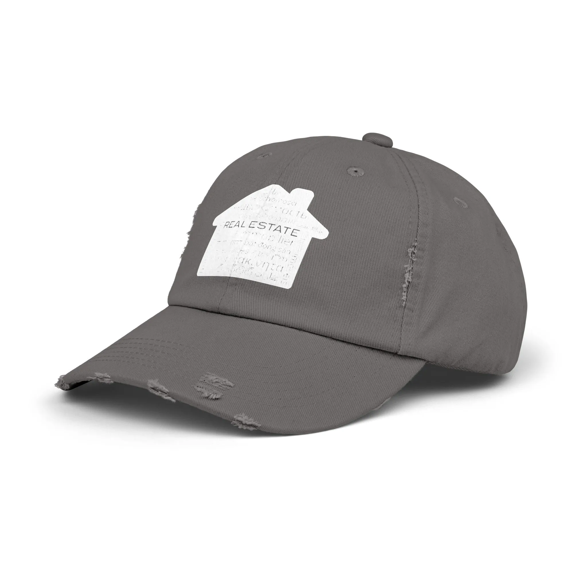 Real Estate Translated Unisex Distressed Cap
