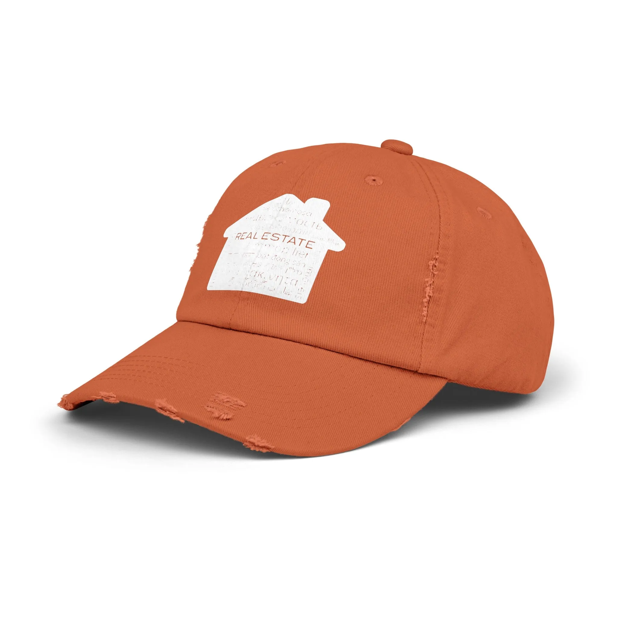 Real Estate Translated Unisex Distressed Cap