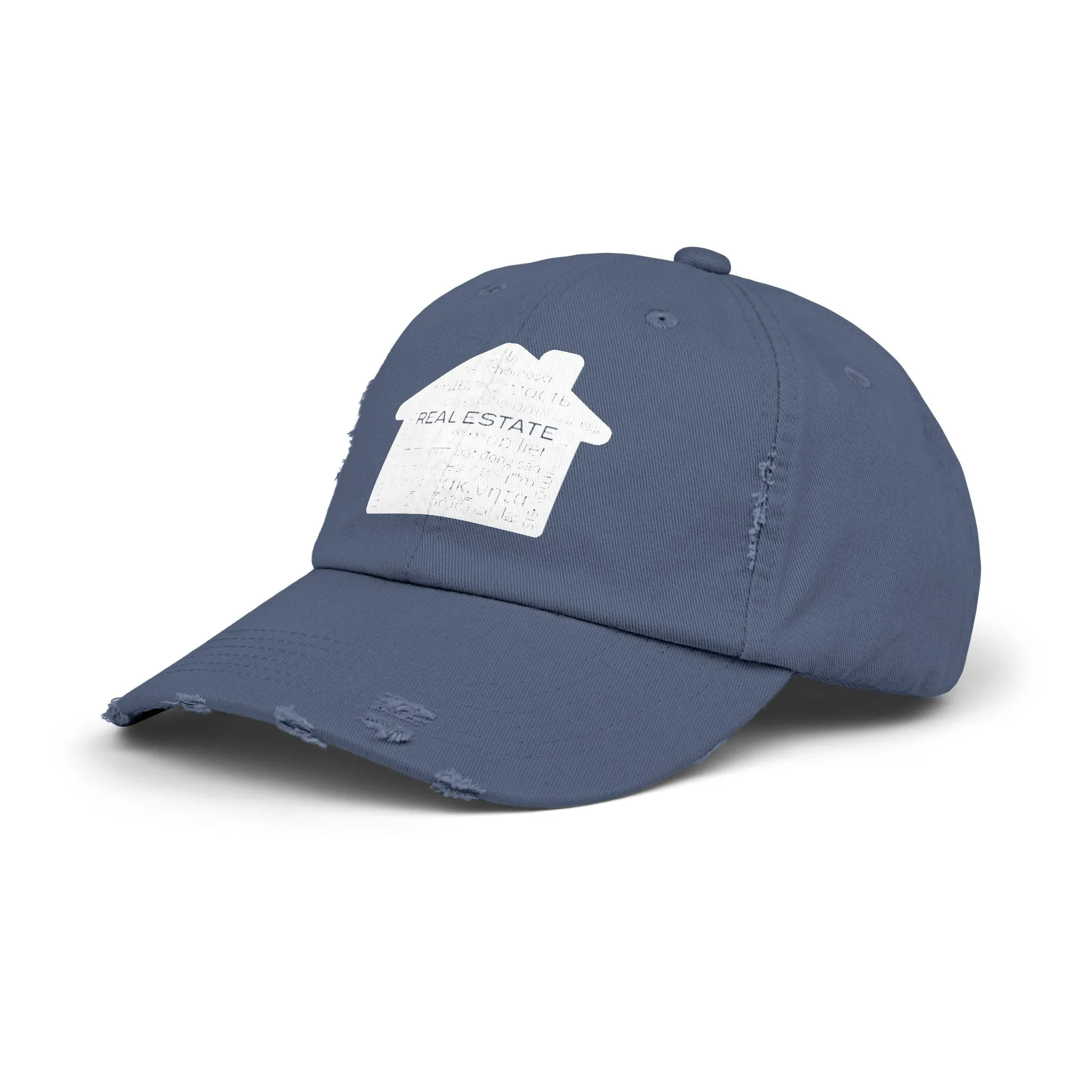 Real Estate Translated Unisex Distressed Cap