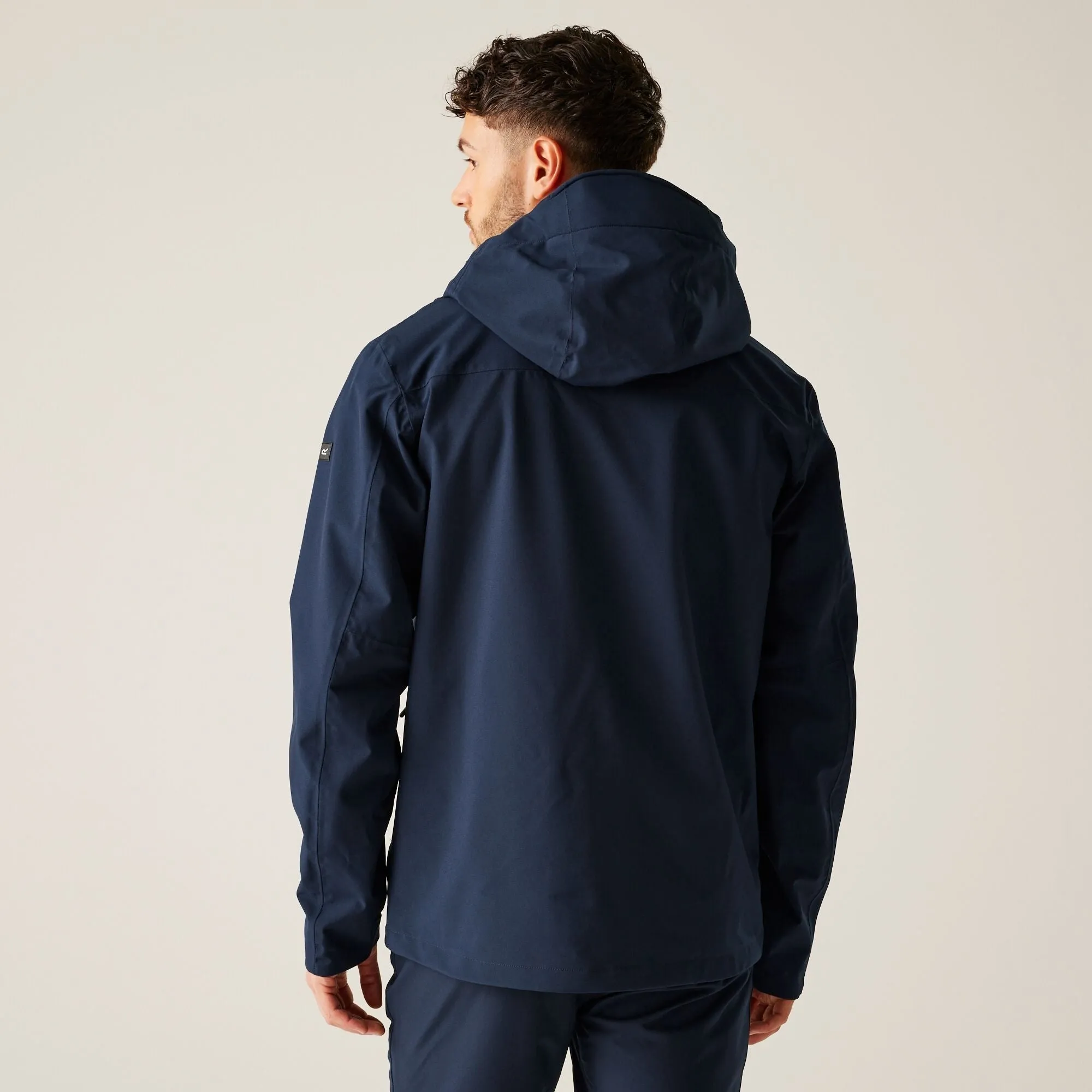 Regatta Men's Birchdale II Waterproof Jacket - Navy Tangerine Tango