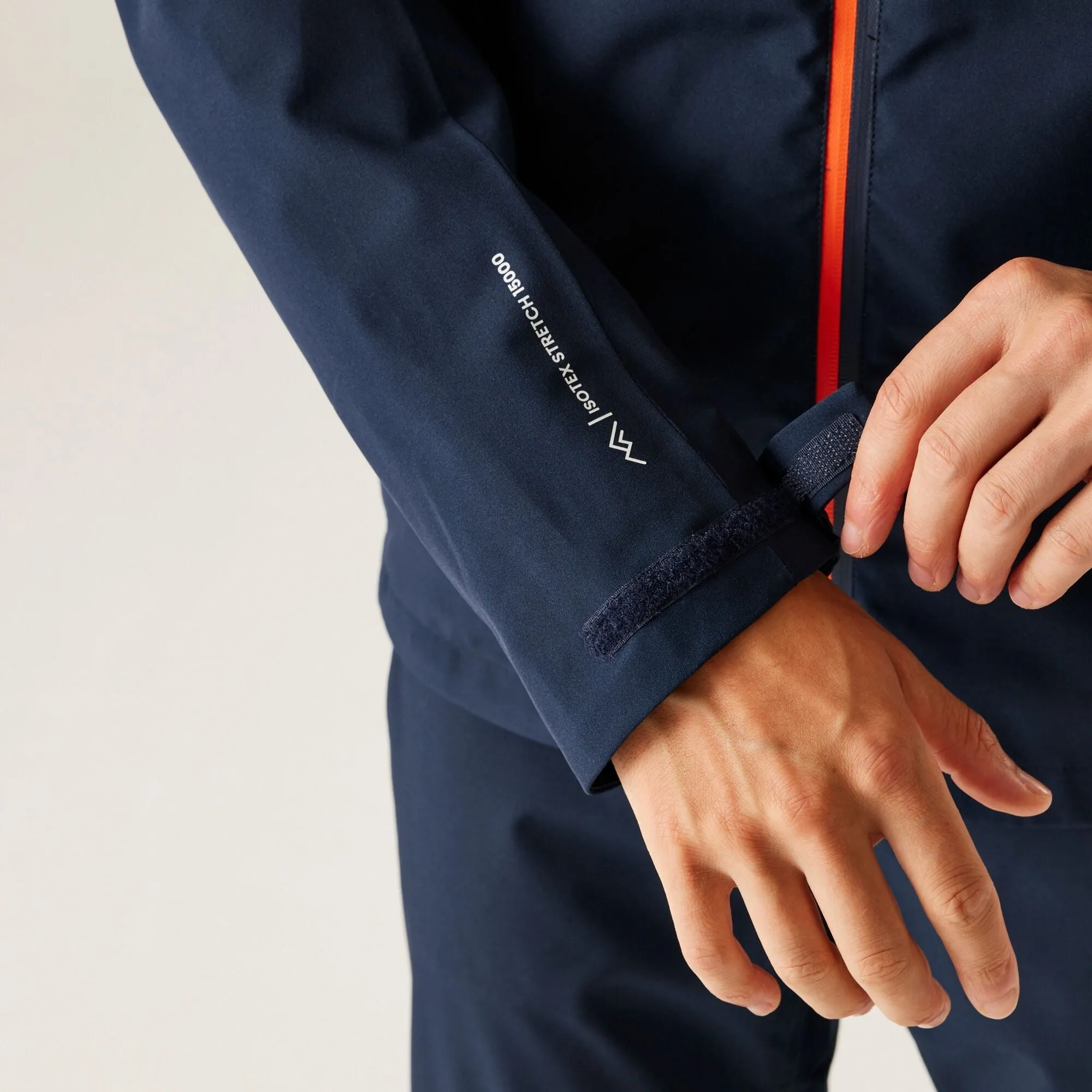 Regatta Men's Birchdale II Waterproof Jacket - Navy Tangerine Tango