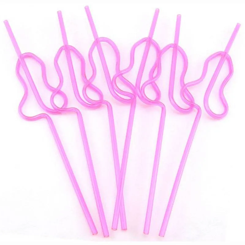 Reusable Bachelor Party Plastic Straws