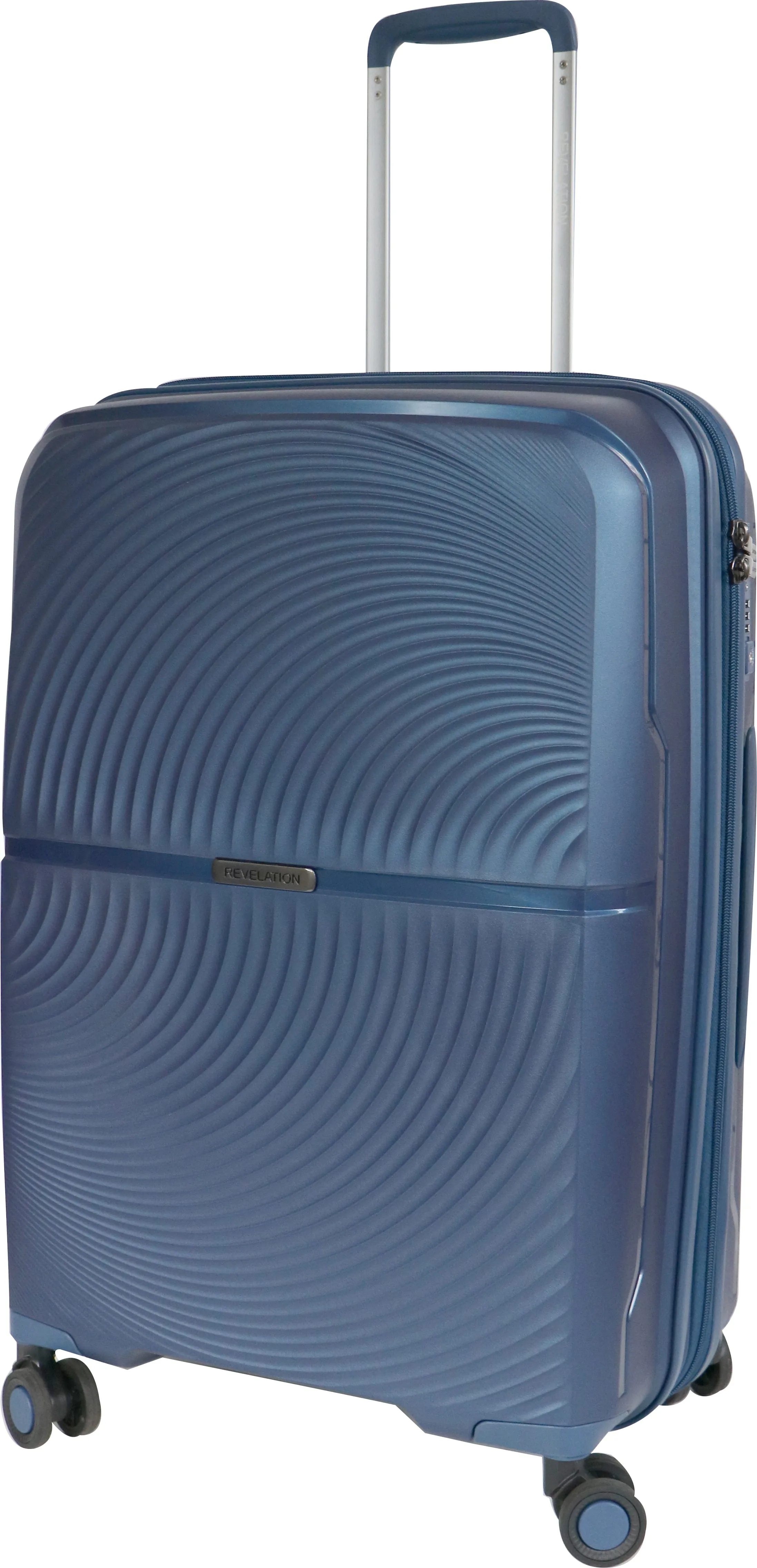 Revelation 75Cm 4 Wheel Trolley Case Blue