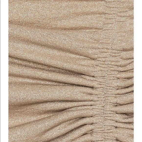 REVOLVE LOVEWAVE The Sandra Mini Skirt in Gold XXS