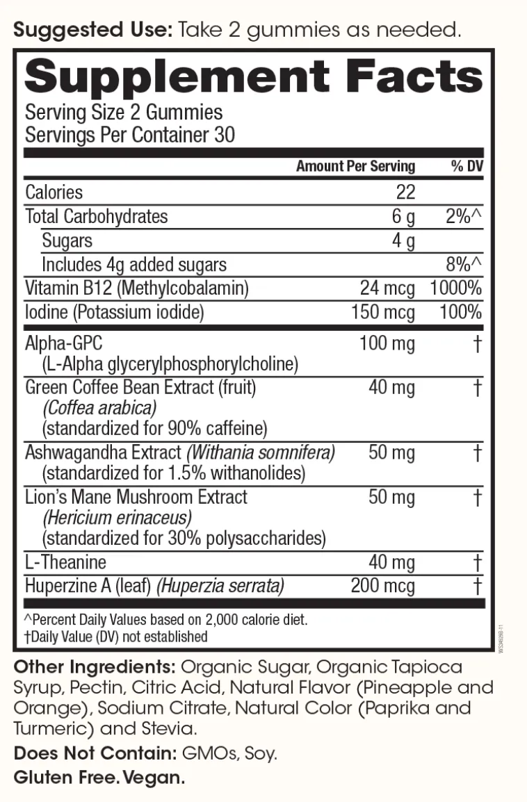 Rise Up Energy & Focus Gummies