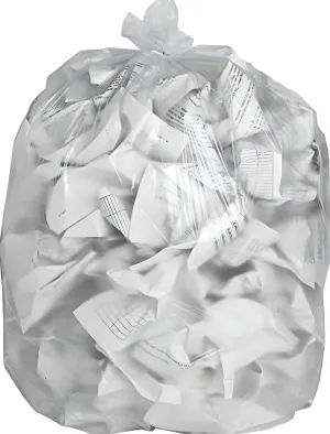 RiteSource - 24" x 22" Clear Utility Garbage Bag, 500Bg/Cs - C2422U