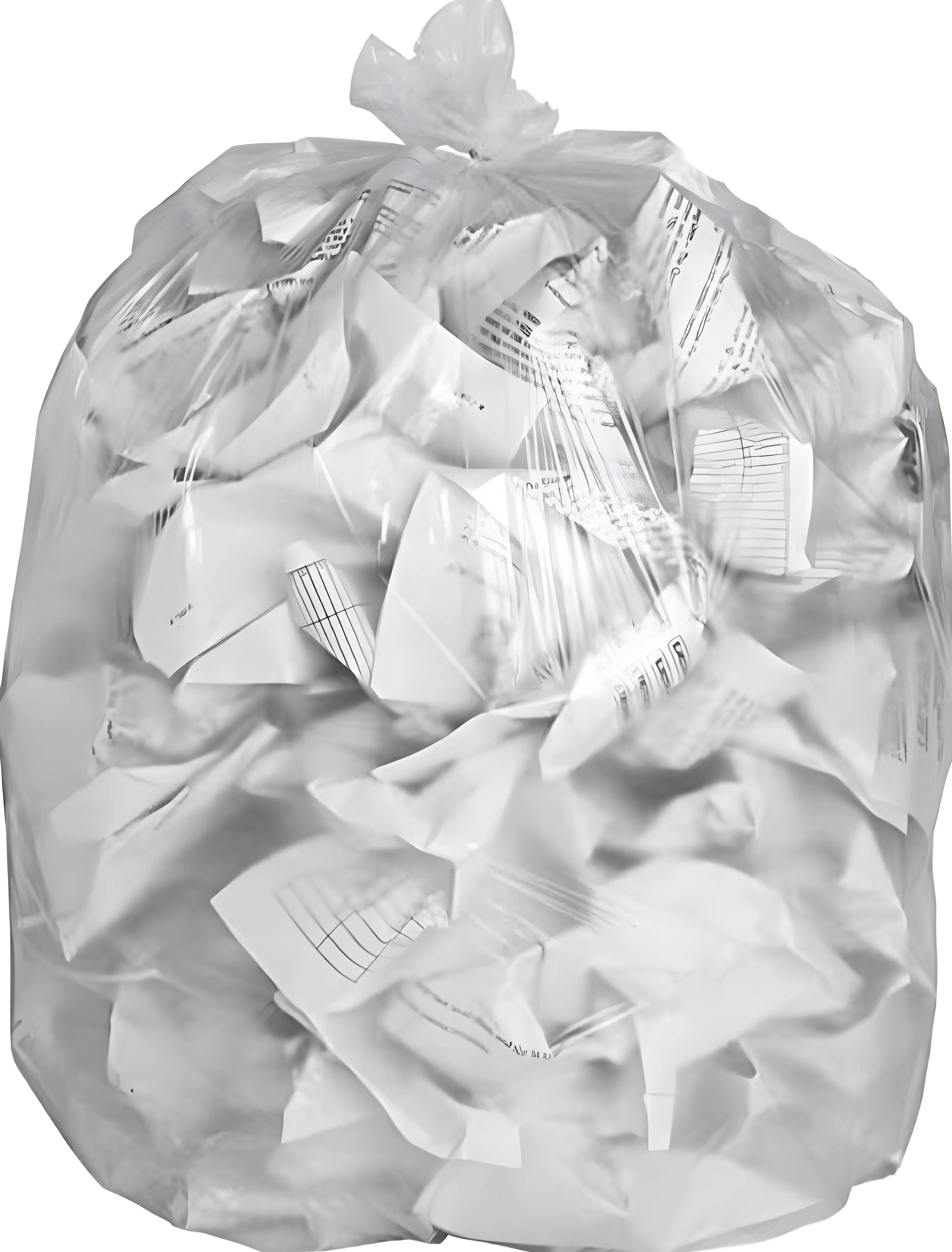 RiteSource - 24" x 22" Clear Utility Garbage Bag, 500Bg/Cs - C2422U