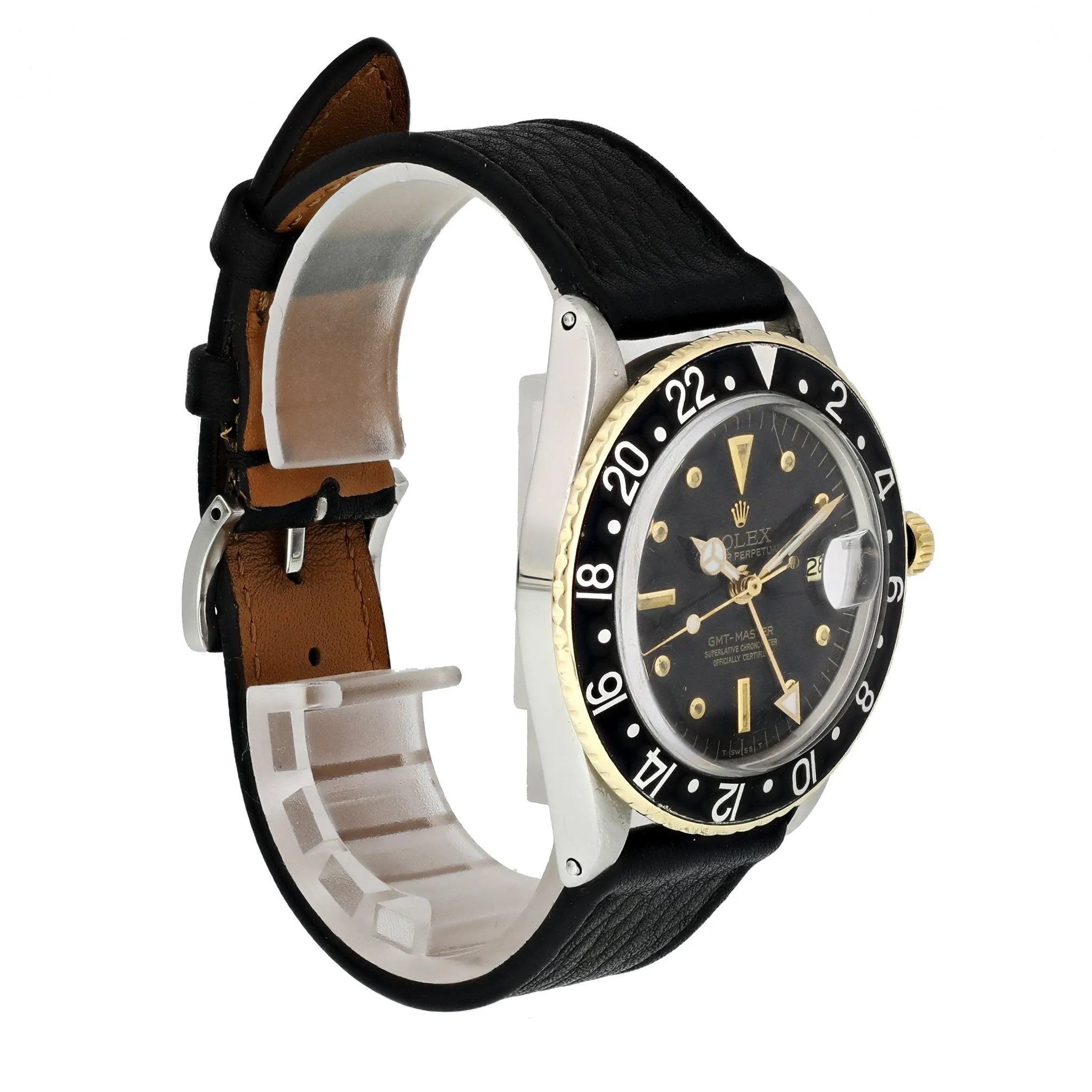 Rolex GMT Master Date 16753 Nipple Dial Mens Watch
