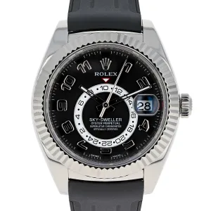 Rolex Sky-Dweller 326139 Christie's Lot 245 Full Set 18k White Gold 42 mm
