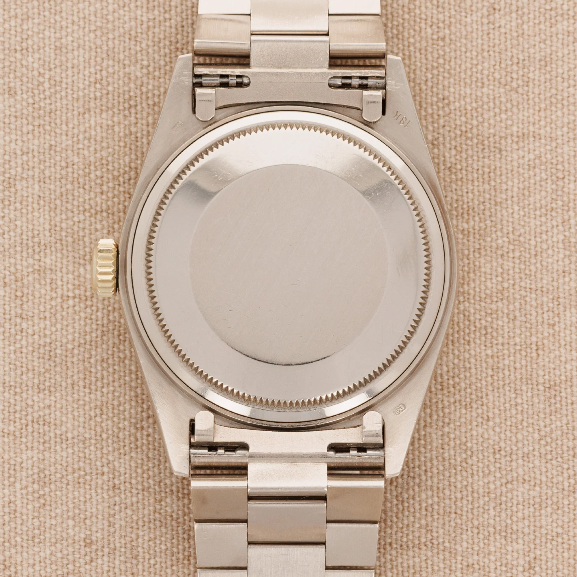 Rolex White Gold Day Date Ref. 18039 with Blue Tritium Dial