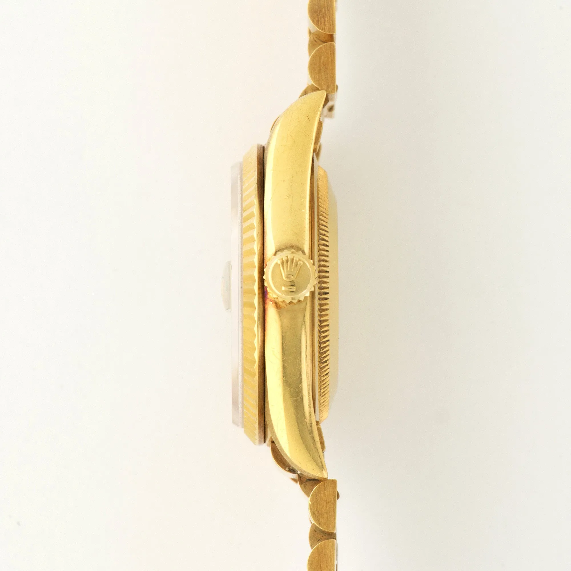 Rolex Yellow Gold Jurassic Day-Date Fossil Dial Watch Ref. 18238