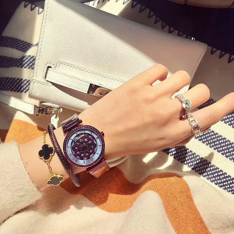Roman Scale Shell Chassis Women's Watch