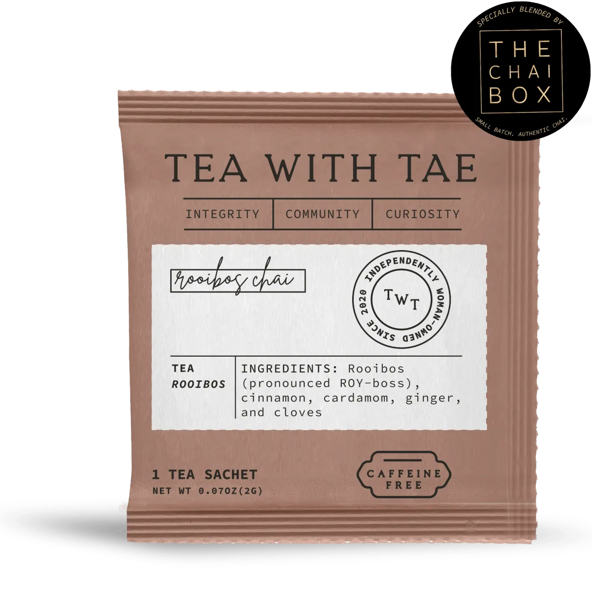 Rooibos Chai 50 ct. Overwrap Bag