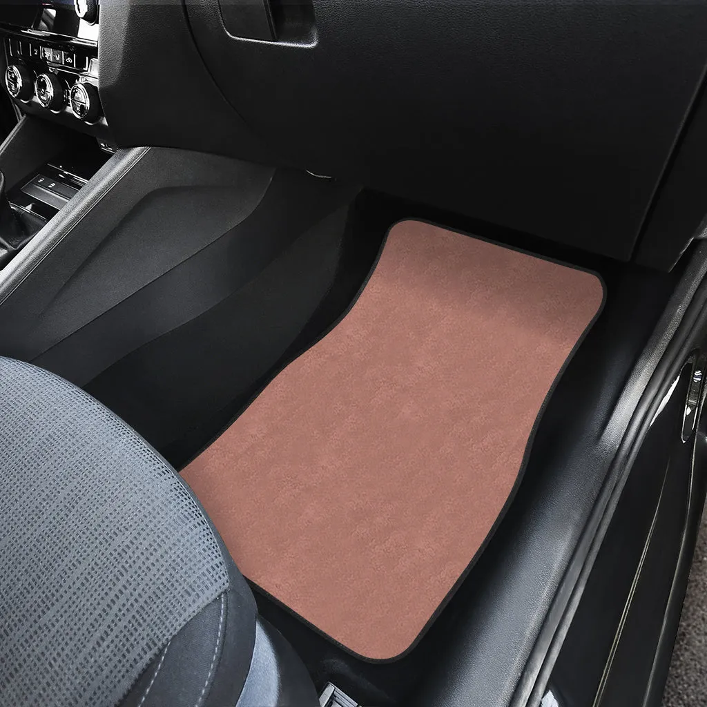 Rose Gold Front Car Floor Mats Set of 2