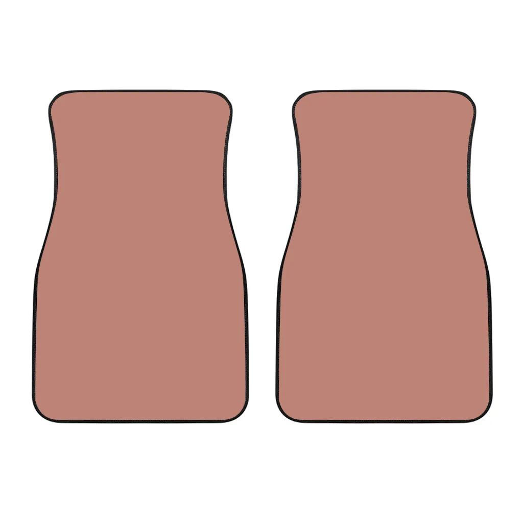 Rose Gold Front Car Floor Mats Set of 2