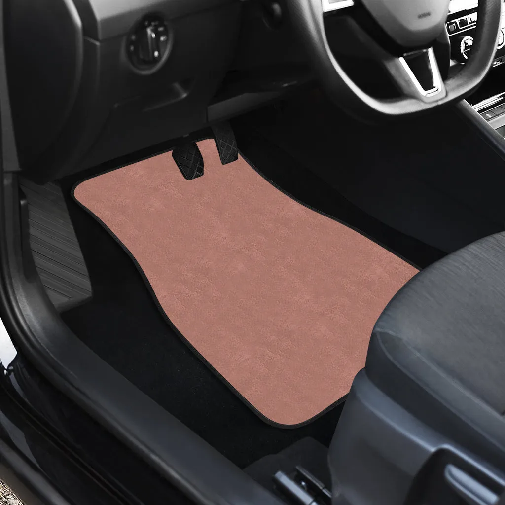 Rose Gold Front Car Floor Mats Set of 2
