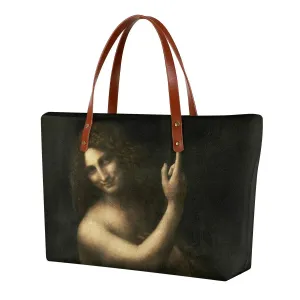 Saint John the Baptist by Da Vinci Tote Bag