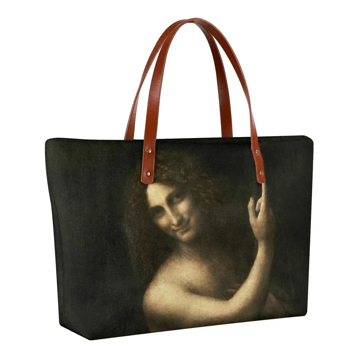 Saint John the Baptist by Da Vinci Tote Bag