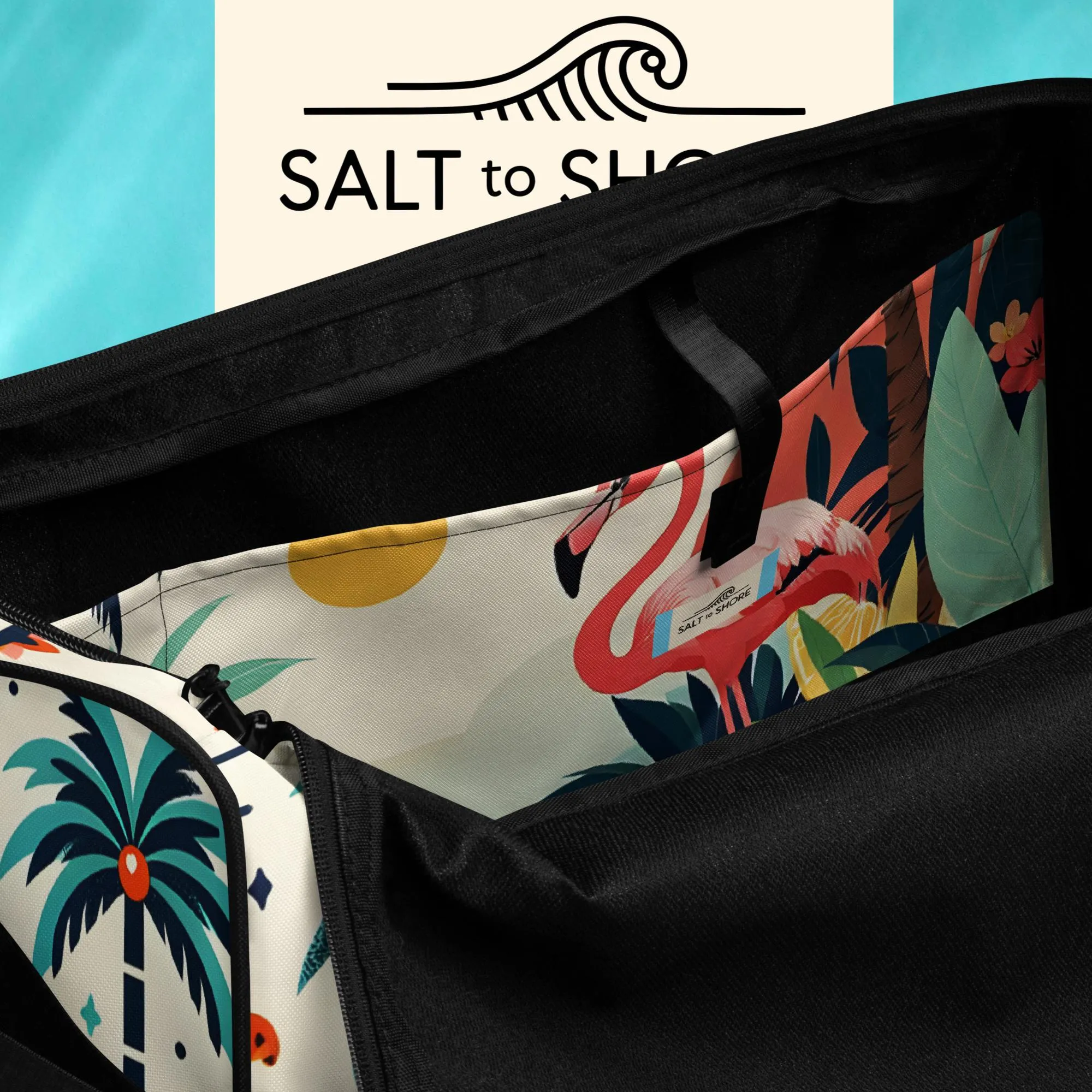 Salt to Shore | Coastal Elegance: Sun-Kissed Bliss Duffle Bag