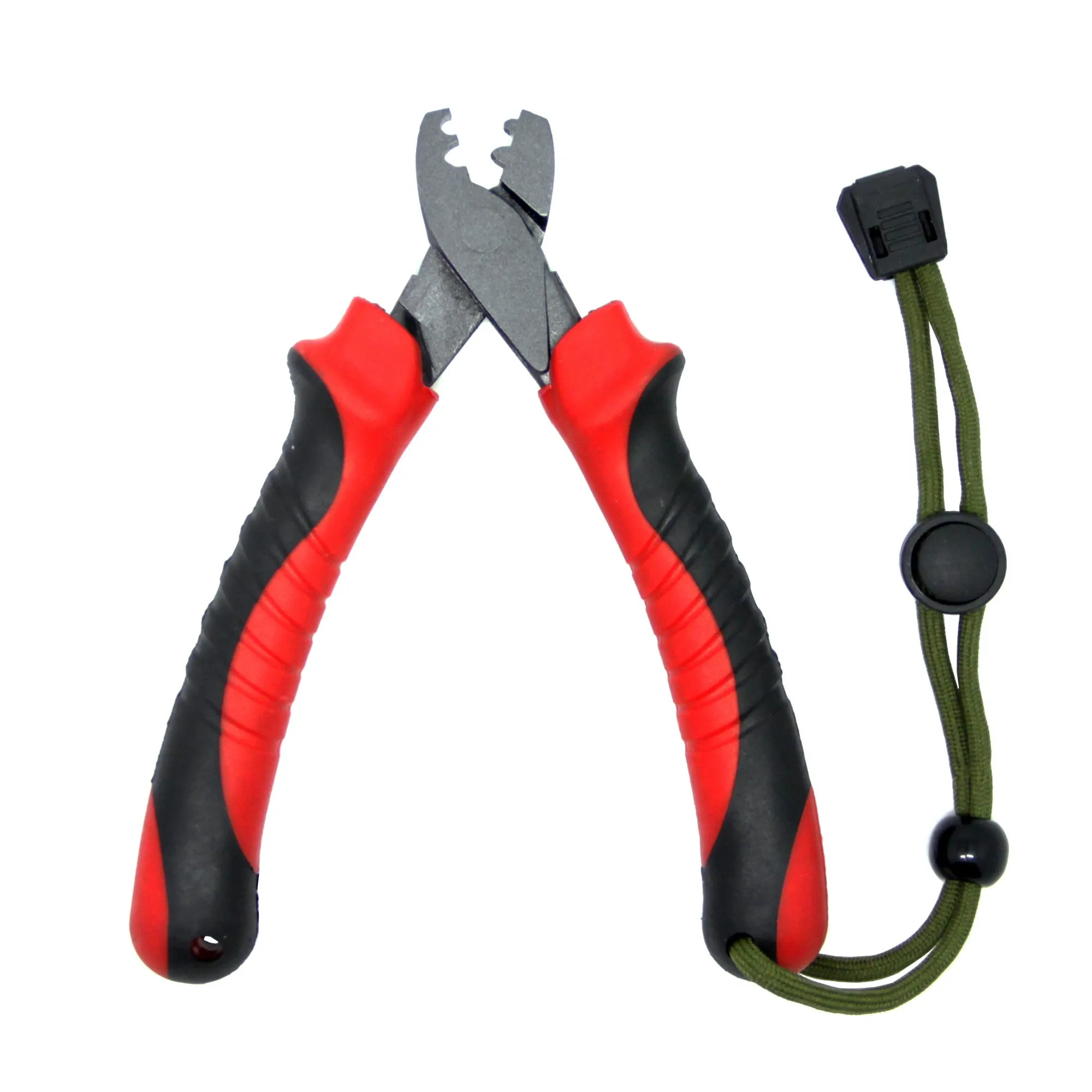 SAMSFX Forged Steel Hand Crimper Tool Fishing Wire Leader Crimping Pliers Swager