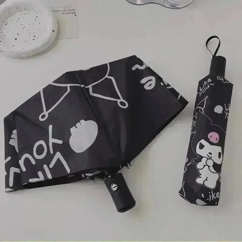 Sanrio Kuromi Automatic All Weather Umbrella